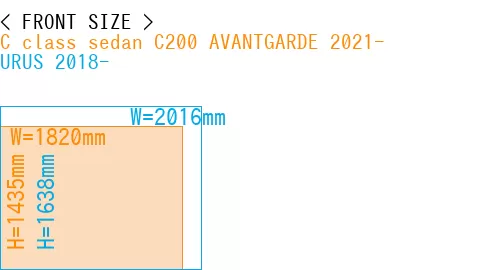 #C class sedan C200 AVANTGARDE 2021- + URUS 2018-